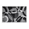 World Rug Gallery Contemporary Abstract Circles Soft Area Rug 2' x 3' Gray 105GRAY2X3 - alternate 3